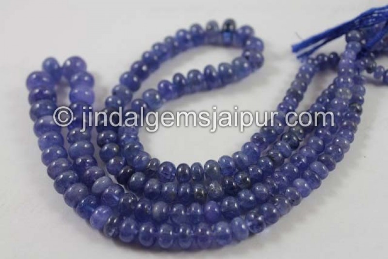 Tanzanite Far Smooth Roundelle Beads